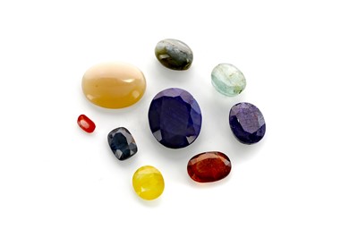 Lot 496 - A COLLECTION OF CERTIFICATED UNMOUNTED GEMS