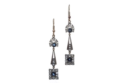 Lot 316 - TWO PAIRS OF EARRINGS