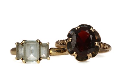 Lot 303 - TWO GEM SET RINGS