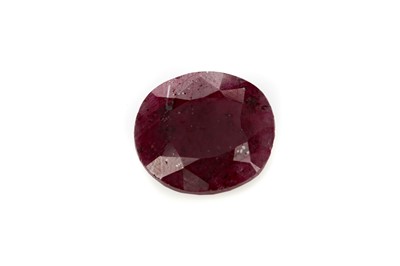 Lot 445 - **A CERTIFICATED UNMOUNTED RUBY