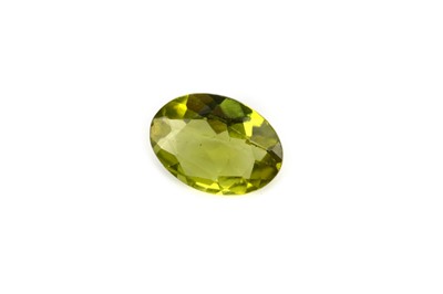 Lot 461 - **A CERTIFICATED UNMOUNTED PERIDOT
