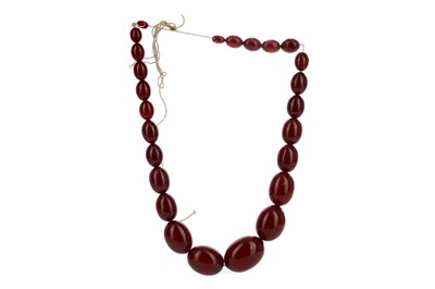 Lot 1357 - TWO BAKELITE NECKLACES