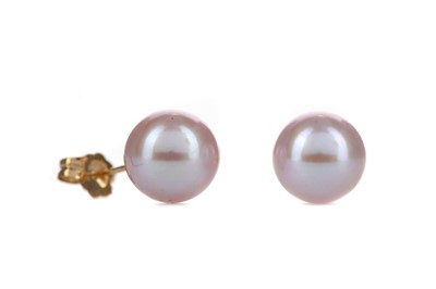 Lot 1445 - A PAIR OF PEARL EARRINGS