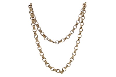 Lot 1481 - AN ENGRAVED BELCHER CHAIN