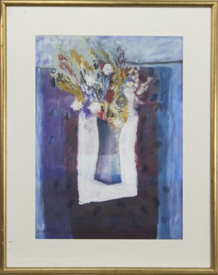 Lot 84 - STILL LIFE, AN OIL BY IAN HUMPHREYS