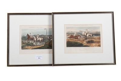 Lot 866 - A SET OF FOUR R. ACKERMANN'S INDIAN SPORTING SCRAPS ENGRAVINGS