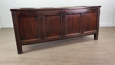 Lot 690A - A 17TH CENTURY OAK BLANKET CHEST