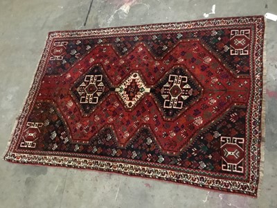 Lot 676 - A LARGE TURKISH RUG