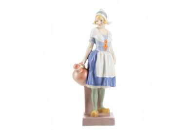 Lot 675 - A ROYAL DOULTON FIGURE - GRETCHEN