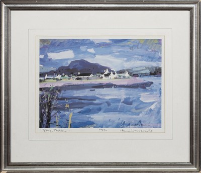 Lot 114 - SHORE, PLOCKTON, A SIGNED LIMITED EDITION PRINT BY HAMISH MACDONALD