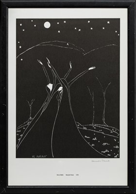 Lot 153 - MOON BALLET, A LITHOGRAPH BY HANNAH FRANK