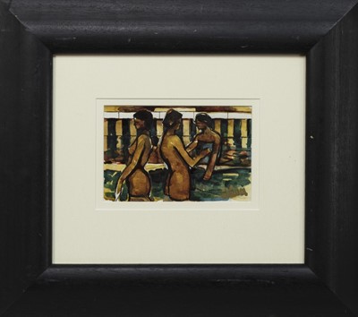 Lot 38 - SPA TIME, A WATERCOLOUR BY JAMIE O'DEA