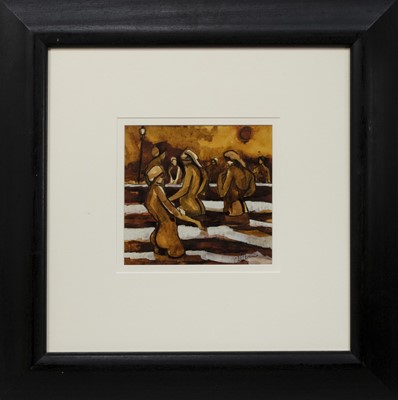 Lot 33 - SPA TIME II, A MIXED MEDIA BY JAMIE O'DEA