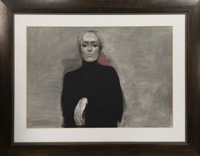 Lot 41 - PROP, A CHARCOAL BY SUSAN EATON