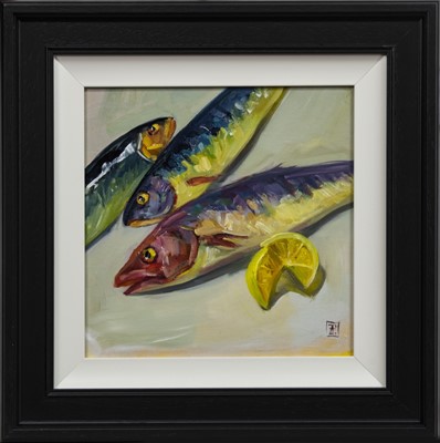 Lot 181 - FULL CATCH, AN OIL BY ZHANNA PECHUGINA