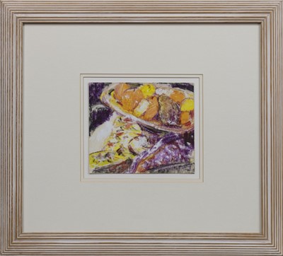 Lot 229 - FRUITS, A MIXED MEDIA BY GORDON BRYCE
