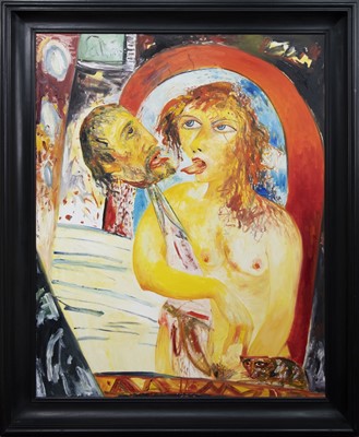 Lot 6 - SALOME, "ONE OF MY BEST WORKS FOR YEARS"  BY JOHN BELLANY