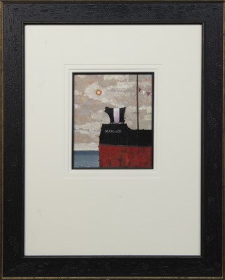 Lot 264 - WEE ANCIENT MARINER, AN OIL BY GORDON WILSON