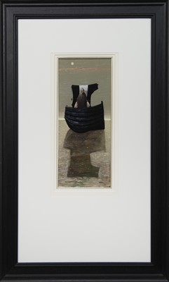 Lot 265 - STRANDED SHOPPING PARTY, AN OIL BY GORDON WILSON