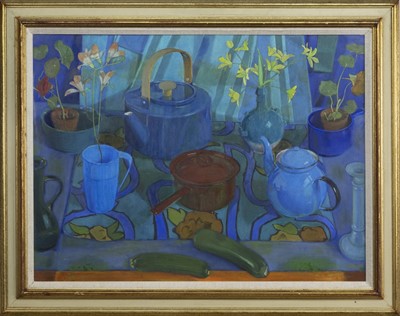 Lot 7 - STILL LIFE, AN OIL BY NEIL CLARK