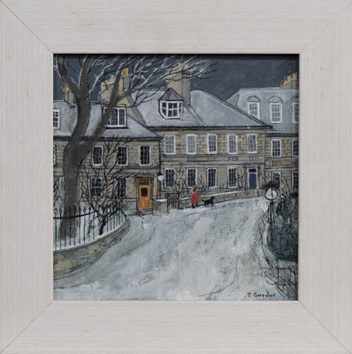Lot 16 - WINTER - ANN STREET, AN OIL BY CAROLA GORDON