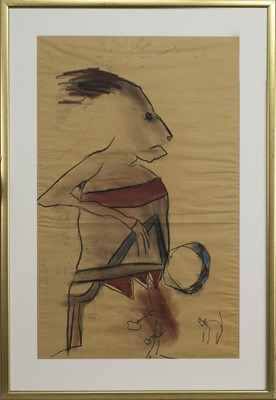Lot 29 - AN UNTITLED PASTEL BY PAT DOUTHWAITE