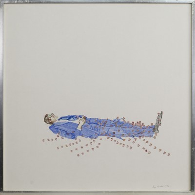 Lot 71 - GOING, GOING & GONE, TWO SEQUENTIAL MIXED MEDIAS BY SUZI MALIN