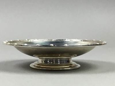 Lot 71 - A SILVER CIRCULAR BON BON DISH