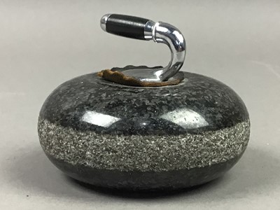 Lot 437 - A GROUP OF CURLING MEMORABILIA