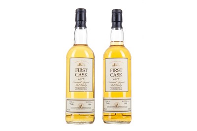 Lot 2 - 2 BOTTLES OF TOMINTOUL 1976 18 YEAR OLD FIRST CASK