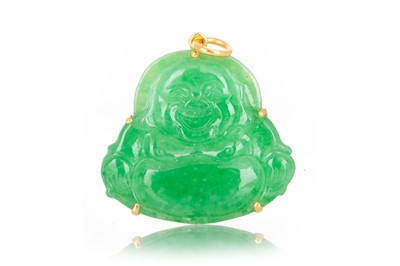 Lot 659 - JADE BUDDHA PENDANT