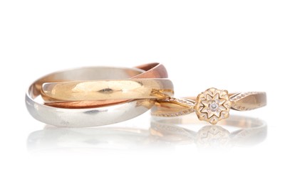 Lot 693 - TRINITY WEDDING BAND
