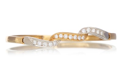 Lot 742 - DIAMOND BANGLE