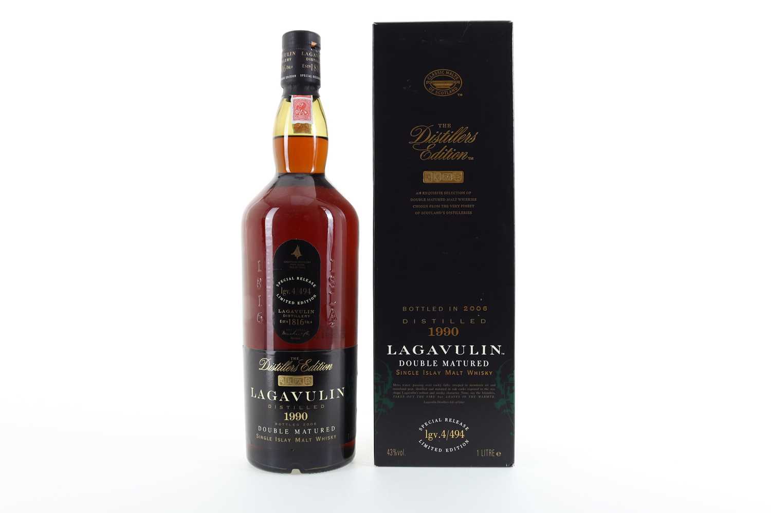 Lot 342 - LAGAVULIN 1990 DISTILLERS EDITION 1L