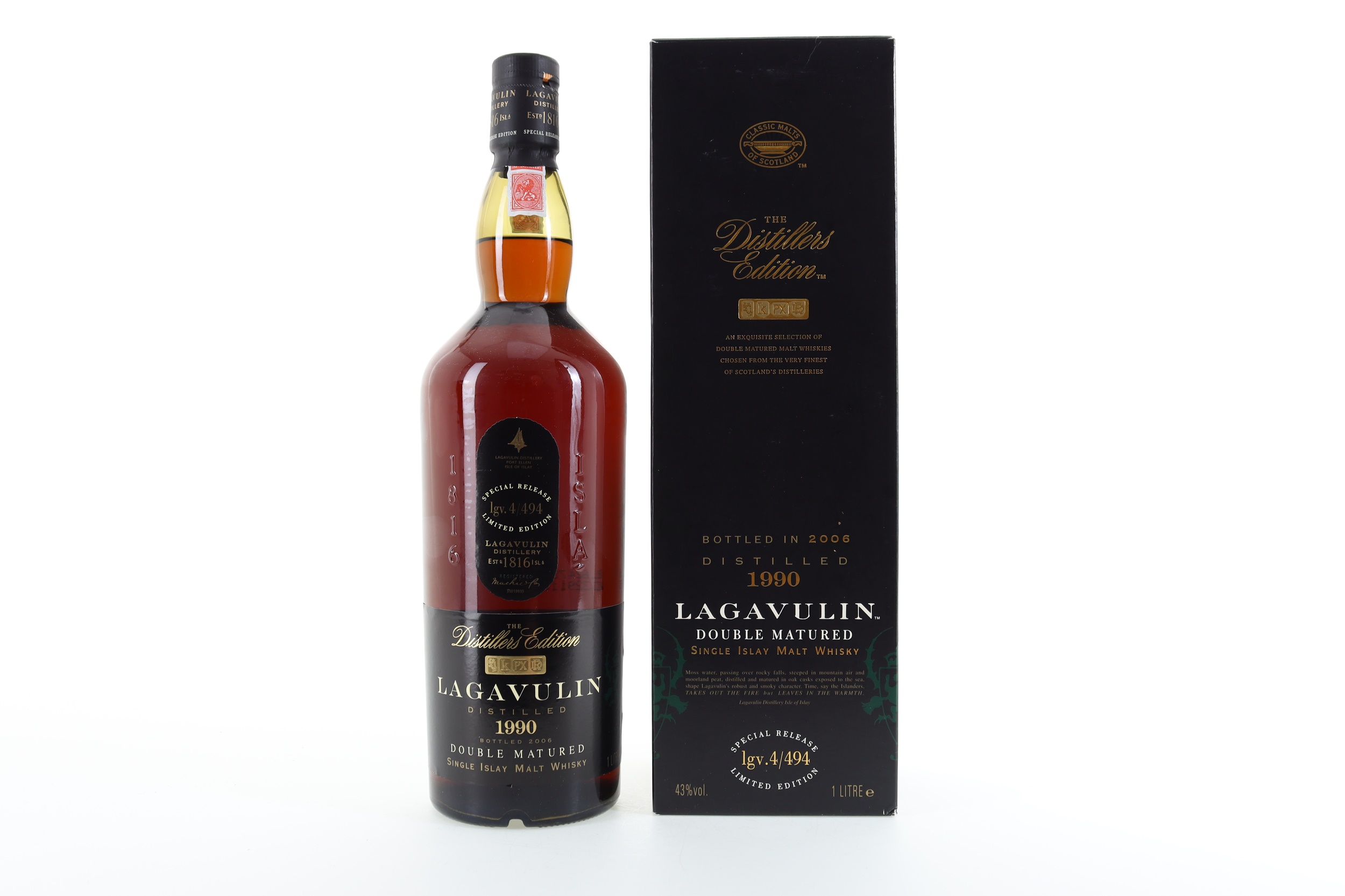 Lot 342 - LAGAVULIN 1990 DISTILLERS EDITION 1L