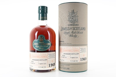 Lot 424 - **SPRINGBANK 1969 44 YEAR OLD LOMBARD JEWELS OF SCOTLAND