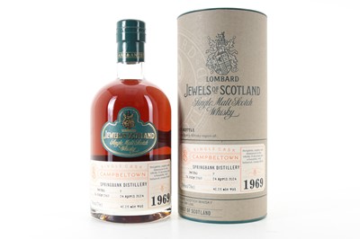 Lot 422 - **SPRINGBANK 1969 44 YEAR OLD LOMBARD JEWELS OF SCOTLAND