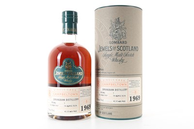 Lot 428 - **SPRINGBANK 1969 44 YEAR OLD LOMBARD JEWELS OF SCOTLAND