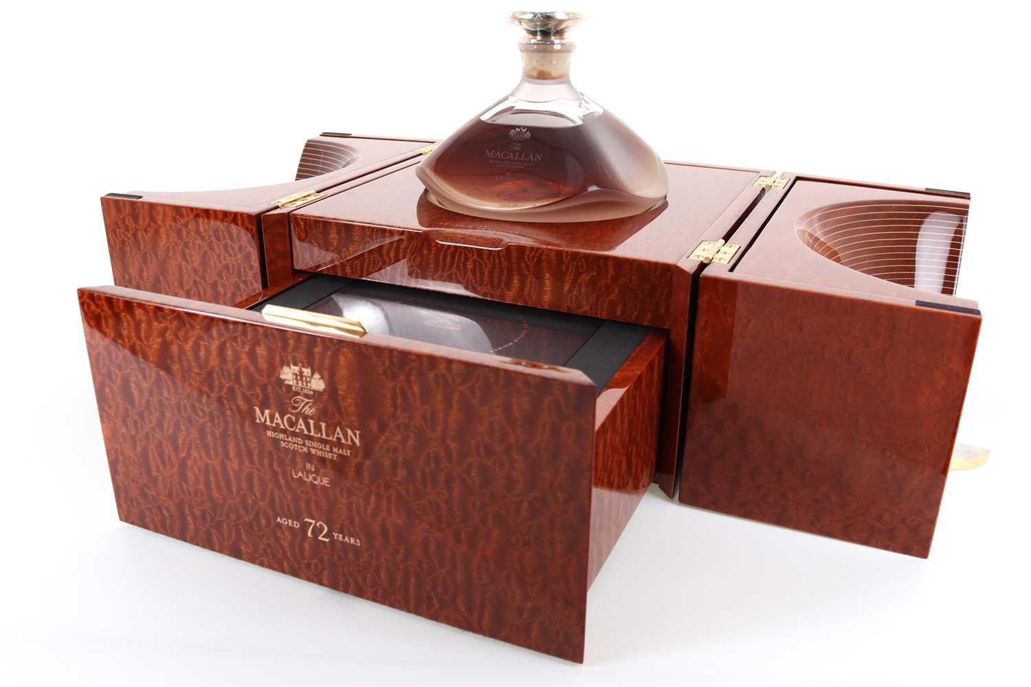 Lot 409 - **MACALLAN GENESIS 72 YEAR OLD IN LALIQUE DECANTER