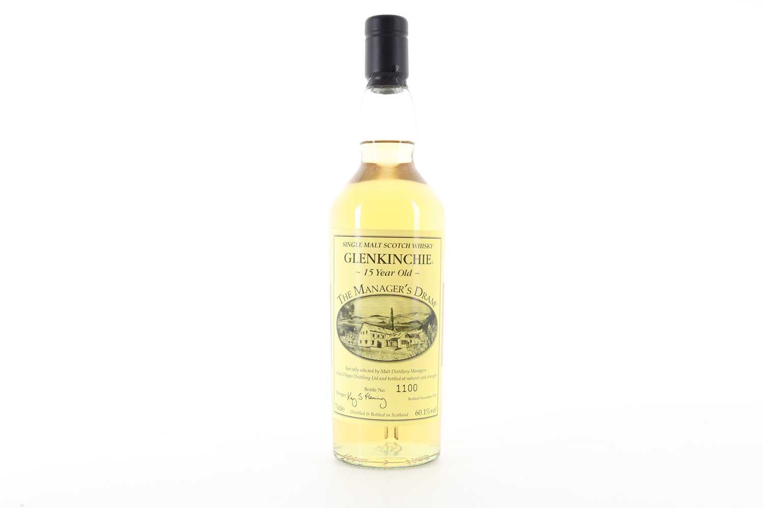 Lot 1 - GLENKINCHIE 15 YEAR OLD MANAGER'S DRAM