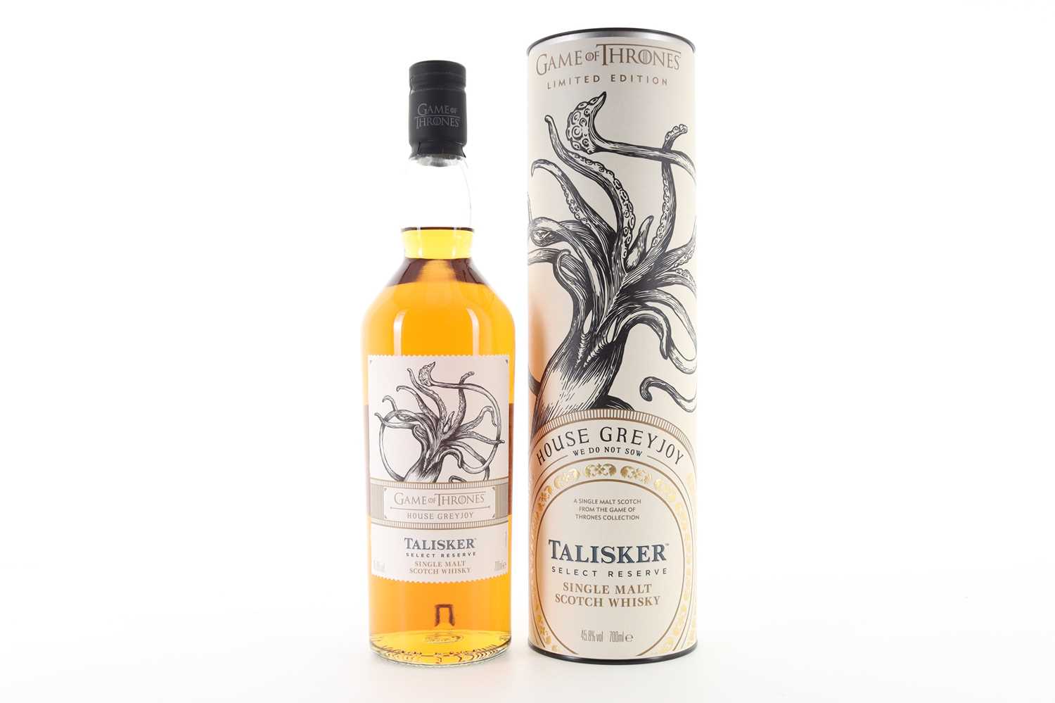 Lot 17 - TALISKER SELECT RESERVE GAME OF THRONES COLLECTION - HOUSE GREYJOY
