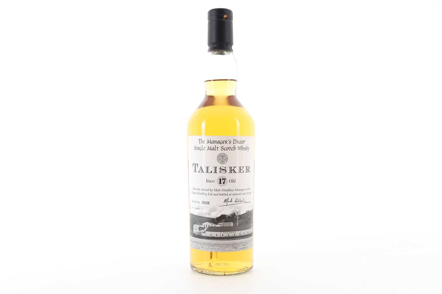 Lot 23 - TALISKER 17 YEAR OLD MANAGER'S DRAM