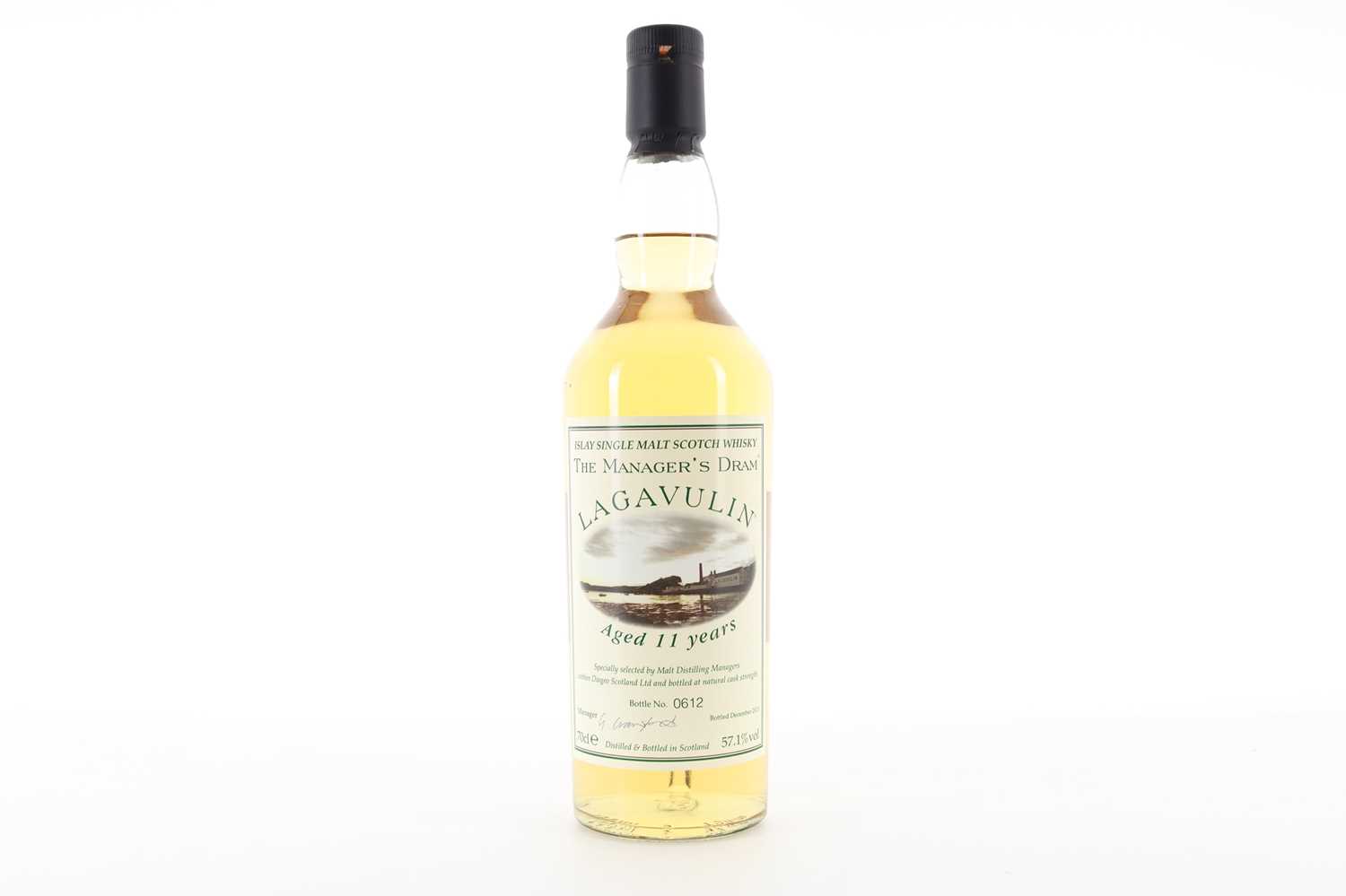 Lot 25 - LAGAVULIN 11 YEAR OLD MANAGER'S DRAM