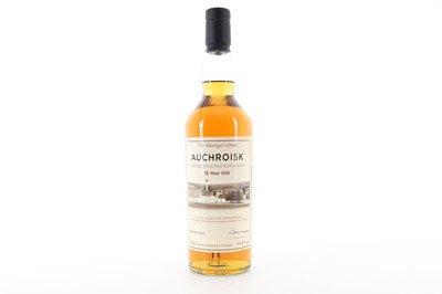 Lot 28 - AUCHROISK 16 YEAR OLD MANAGER'S DRAM