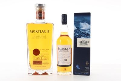 Lot 64 - MORTLACH RARE OLD 50CL AND TALISKER 10 YEAR OLD 20CL