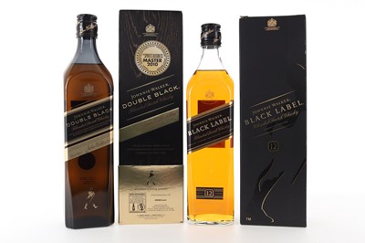 Lot 69 - JOHNNIE WALKER 12 YEAR OLD BLACK LABEL AND DOUBLE BLACK
