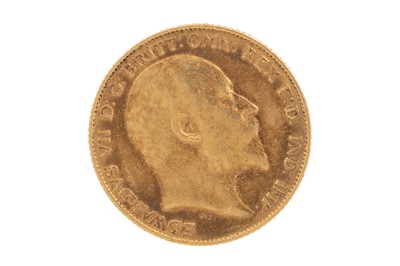 Lot 11 - EDWARD VII GOLD HALF SOVEREIGN