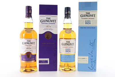 Lot 82 - GLENLIVET CAPTAIN'S RESERVE AND FOUNDER'S RESERVE
