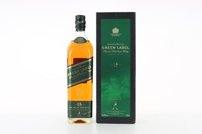 Lot 88 - JOHNNIE WALKER 15 YEAR OLD GREEN LABEL