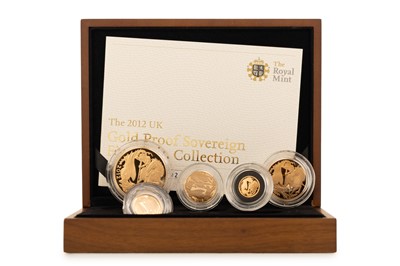 Lot 15 - ELIZABETH II ROYAL MINT GOLD PROOF SOVEREIGN FIVE COIN COLLECTION